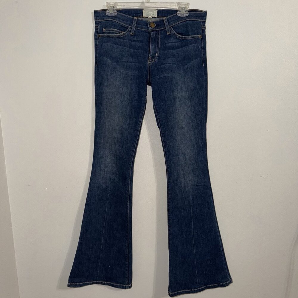 Current Elliott Women’s Jeans Sz 30 The‎ Low Bell 70’s Flare Festival Bohocore